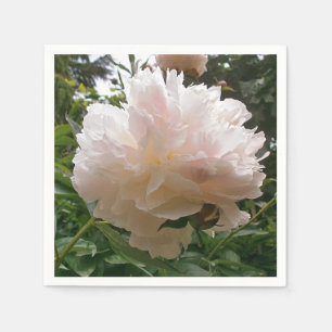 Serviettes En Papier Pivoine. Fleur