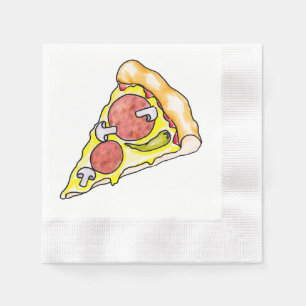 Serviettes En Papier Pizza
