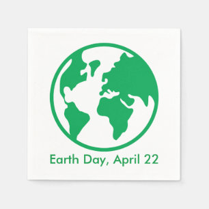 Serviettes En Papier Planète Terre