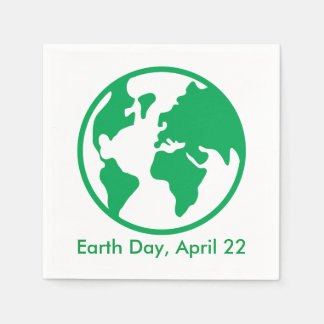 Serviettes En Papier Planète Terre