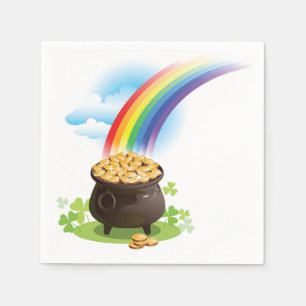 Serviettes En Papier Pot d'Or