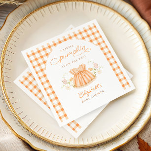 Serviettes en papier pour Baby Shower automne Ging