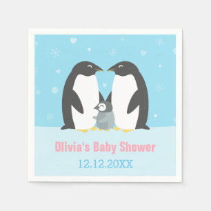 Serviettes en papier pour Baby Shower Famille de m