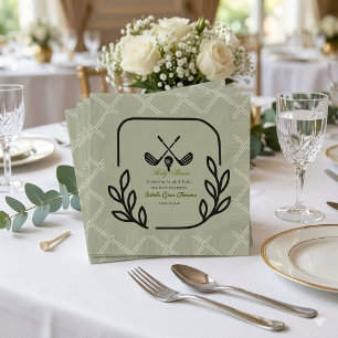 Serviettes en papier pour Baby Shower Preppy Count