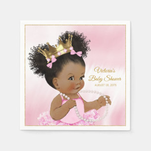 Serviettes en papier pour Baby Shower Princesse