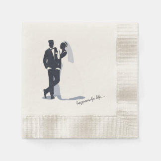 Serviettes En Papier Pour Couples Mariage