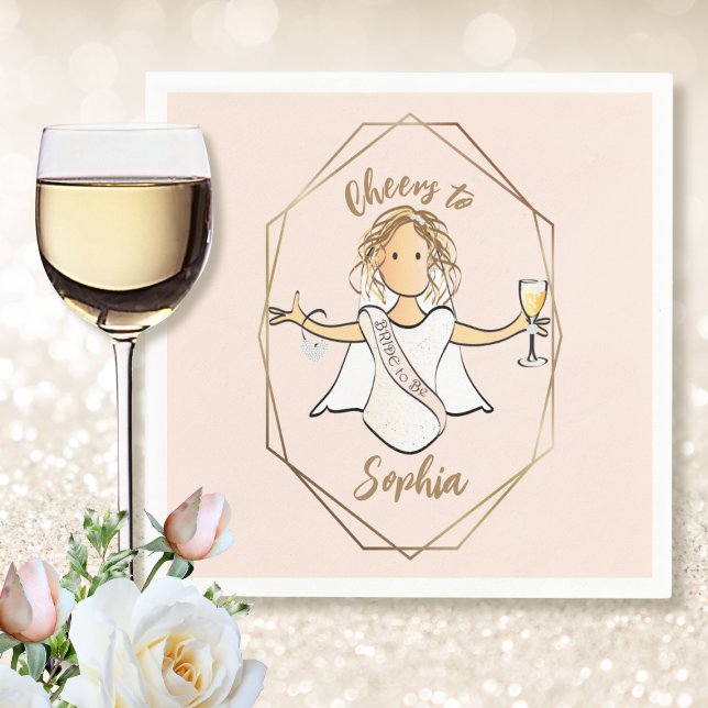 Serviettes en papier pour enterrement de vie de je (Créateur téléchargé)