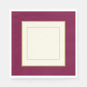 serviettes en papier pour fête aspect porcelaine o