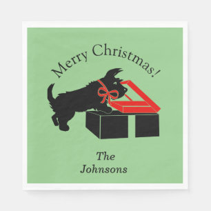 Serviettes en papier pour fête de Noël à motif de