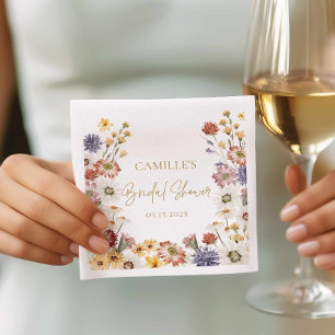 Serviettes en papier pour la douche de mariée Jard