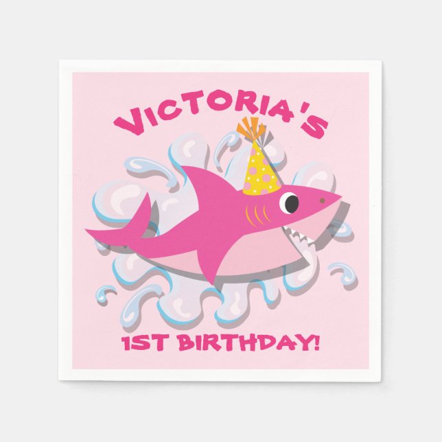 Serviettes en papier pour la fête d'anniversaire G (Devant)