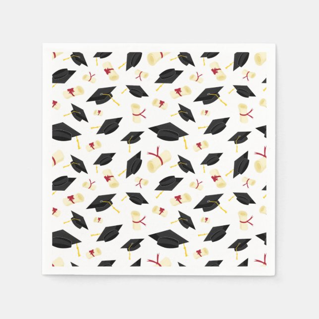 Serviettes en papier pour la remise des diplômes (Devant)