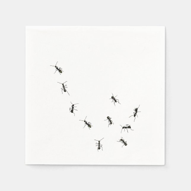 Serviettes en papier pour les fourmis (Devant)