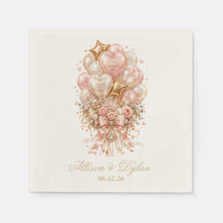 Serviettes en papier pour mariage