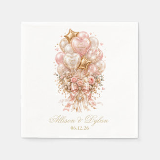Serviettes en papier pour mariage