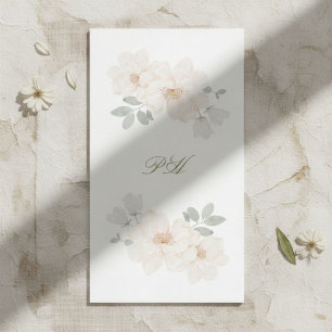 Serviettes en papier pour mariage à motif floral a