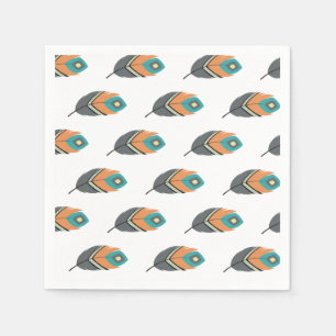 SERVIETTES EN PAPIER POW WOW TRIBAL PARTY NAPKINS