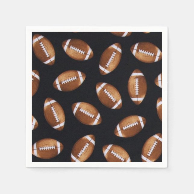 Serviettes En Papier Prêt Pour Le Football ? (Devant)