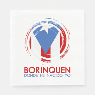 Serviettes En Papier Puerto Rico Borinquen