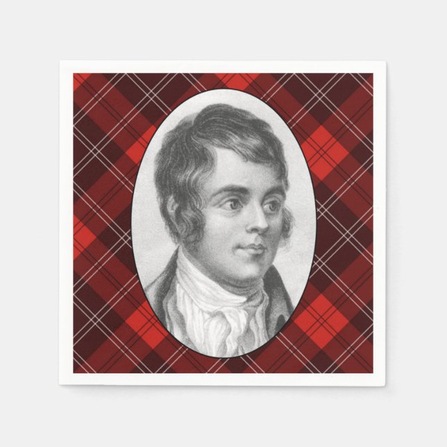 Serviettes en papier Robert Burns (Devant)