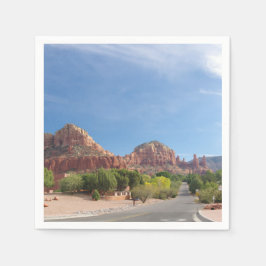 Serviettes En Papier Roches rouges de Sedona