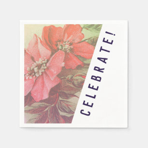 Serviettes En Papier Rose vintage Napkin