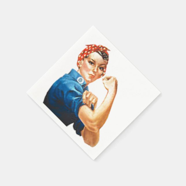 Serviettes En Papier Rosie the Riveter (Coin)