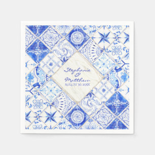 Serviettes En Papier Rustique ferme grange élégant mariage aquarelle ca