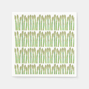 Serviettes En Papier Salade d'asperge