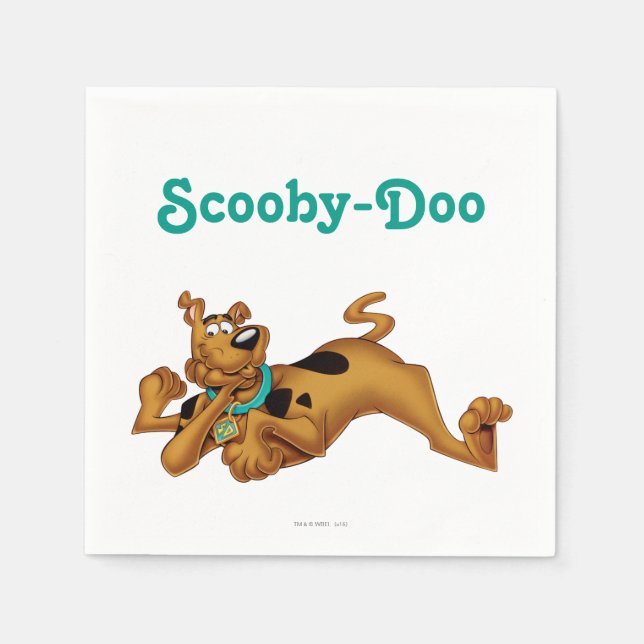 Serviettes En Papier Scooby Doo Allongé (Devant)