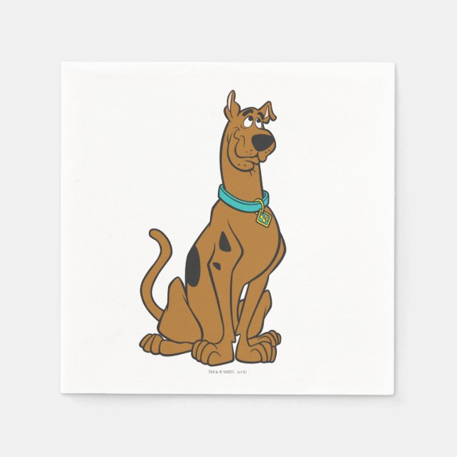 Serviettes En Papier Scooby Doo Chiot Yeux (Devant)