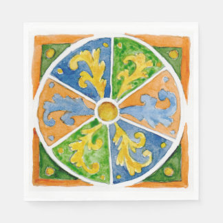 Serviettes en papier SCT_P7-1 dessin sicilien trad