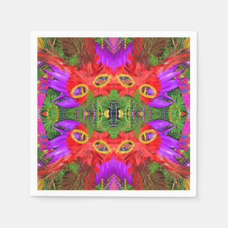 Serviettes En Papier serviettes de cocktail de mardi gras