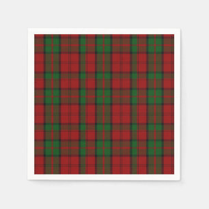 Serviettes En Papier Serviettes de papier de plaid de tartan de clan de