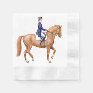 Serviettes En Papier Serviettes de papier équestres de cheval élégan