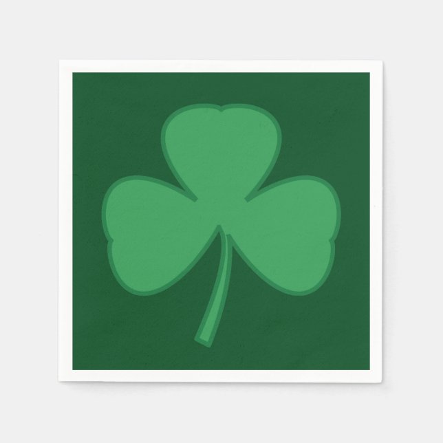 Serviettes En Papier Serviettes Shamrock classique (Devant)
