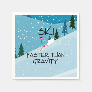 Serviettes En Papier Ski SUPÉRIEUR plus rapidement