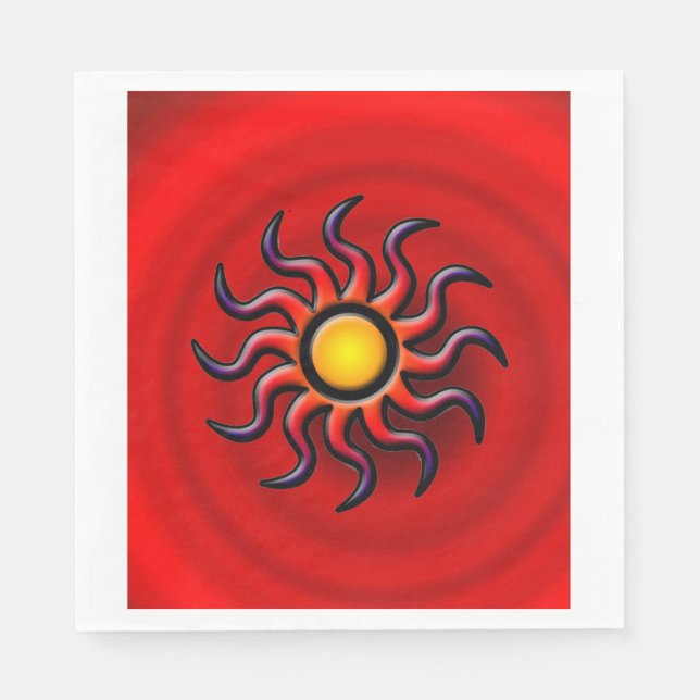 SERVIETTES EN PAPIER SOLEIL DU SUD-OUEST (Devant)