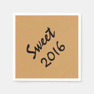 Serviettes en papier Sweet 2016 par RoseWrites