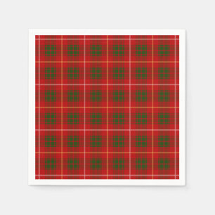 Serviettes En Papier Tartan de Bruce de clan