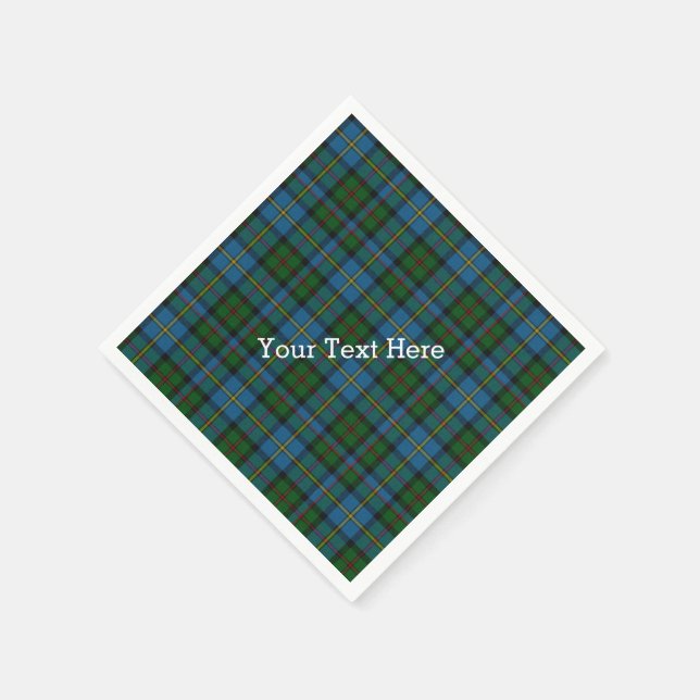 Serviettes en papier tartan MacLeod (Coin)