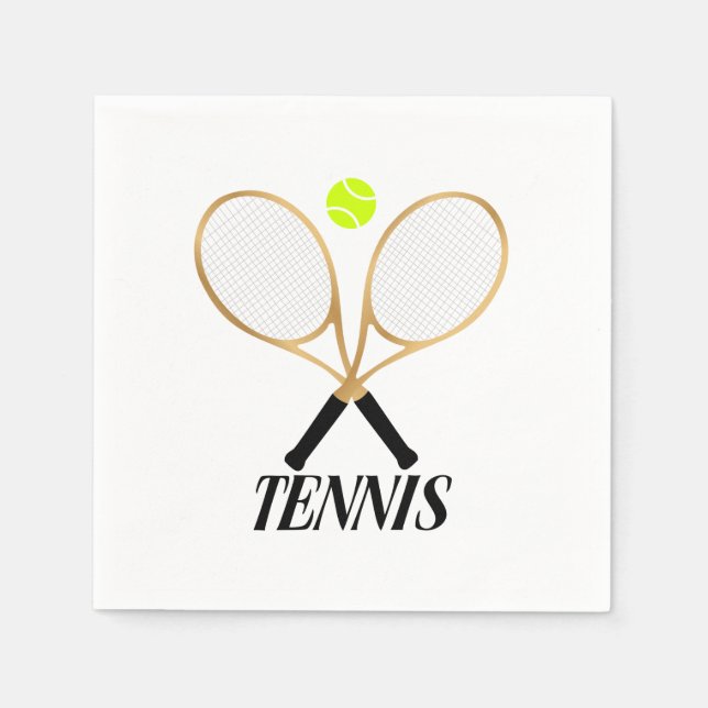 Serviettes En Papier Tennis (Devant)