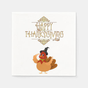 Serviettes en papier Thanksgiving