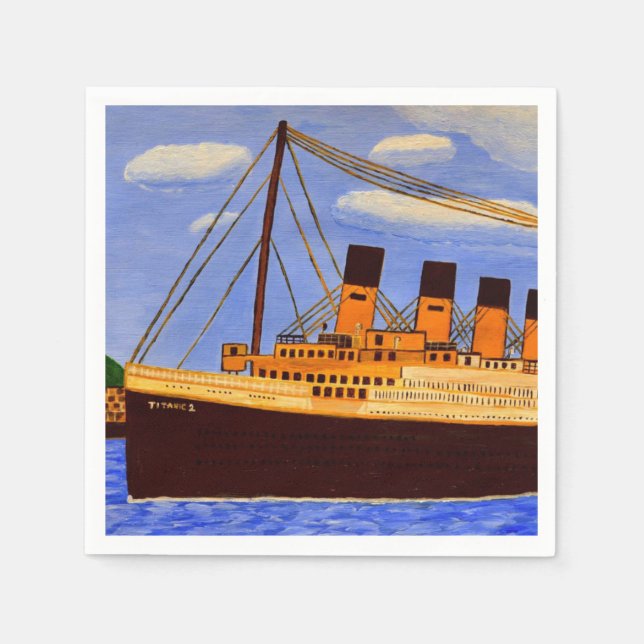 Serviettes en papier Titanic (Devant)