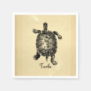 Serviettes En Papier TORTUE vintage