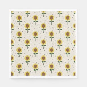 Serviettes en papier Tournesol