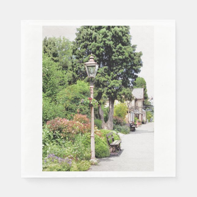 SERVIETTES EN PAPIER TRAIN STATIONS (Devant)