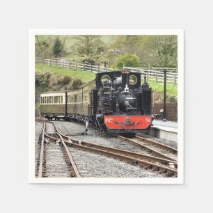 SERVIETTES EN PAPIER TRAINS À VAPEUR