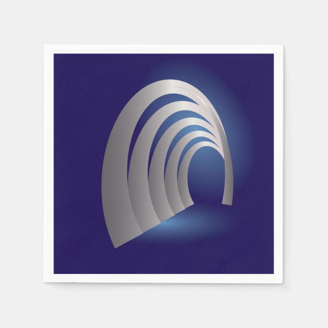 Serviettes En Papier tunnel d'arcade (Devant)