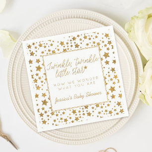 Serviettes En Papier Twink, Twinkle Little Star Baby shower